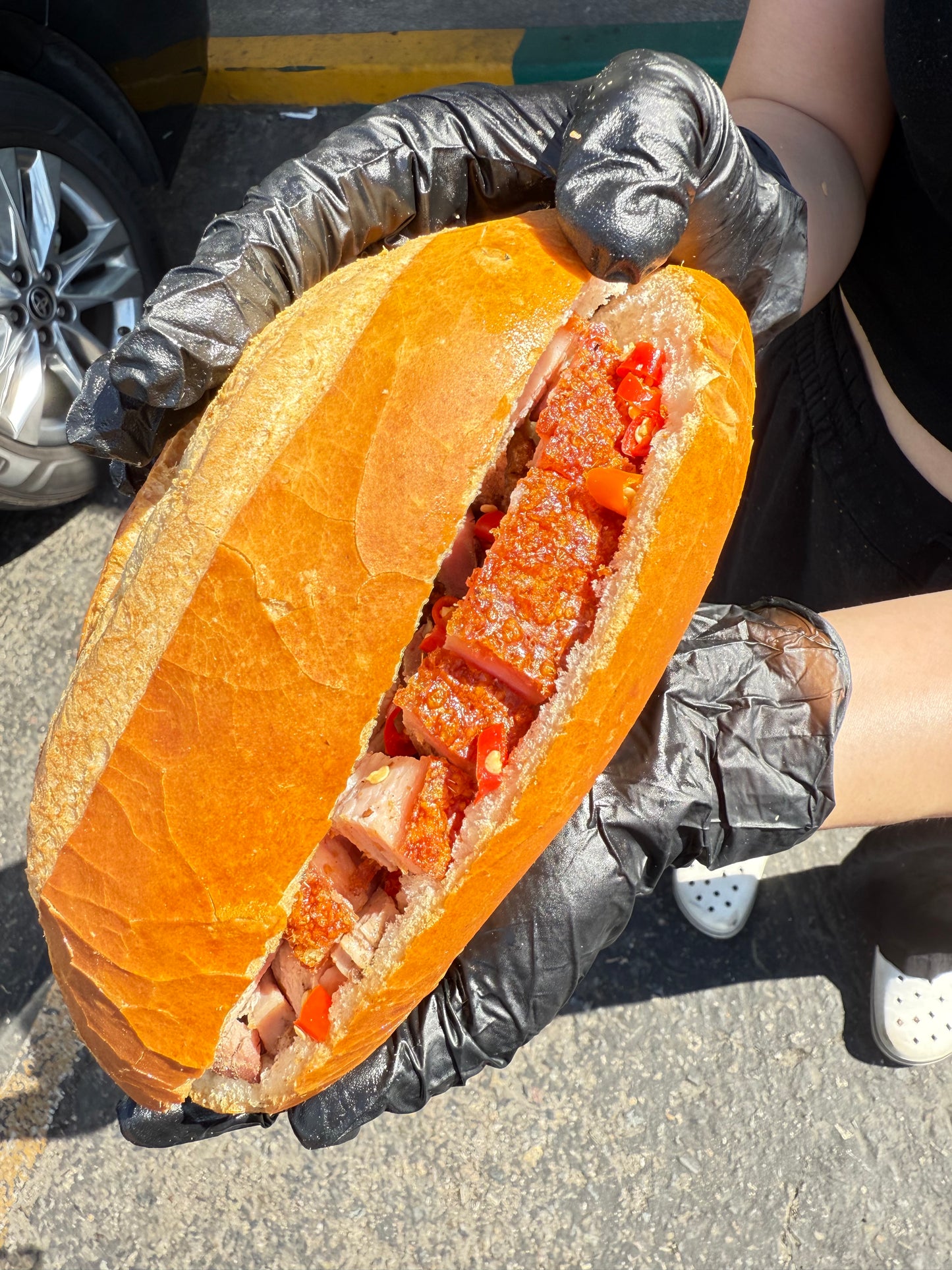 Bánh Mì Heo Quay - Crispy Pork